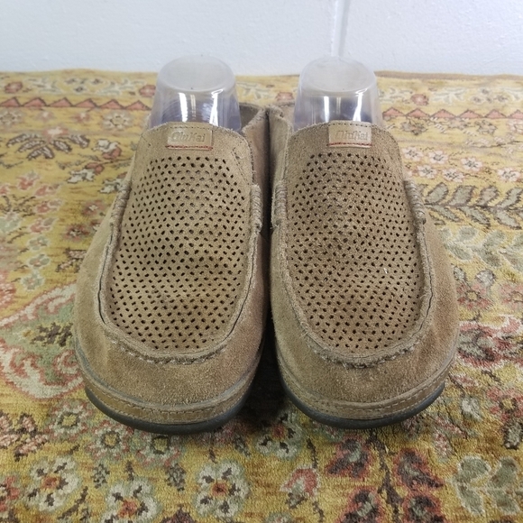 Olukai moloa kohana suede slip on shoes - Picture 4 of 11